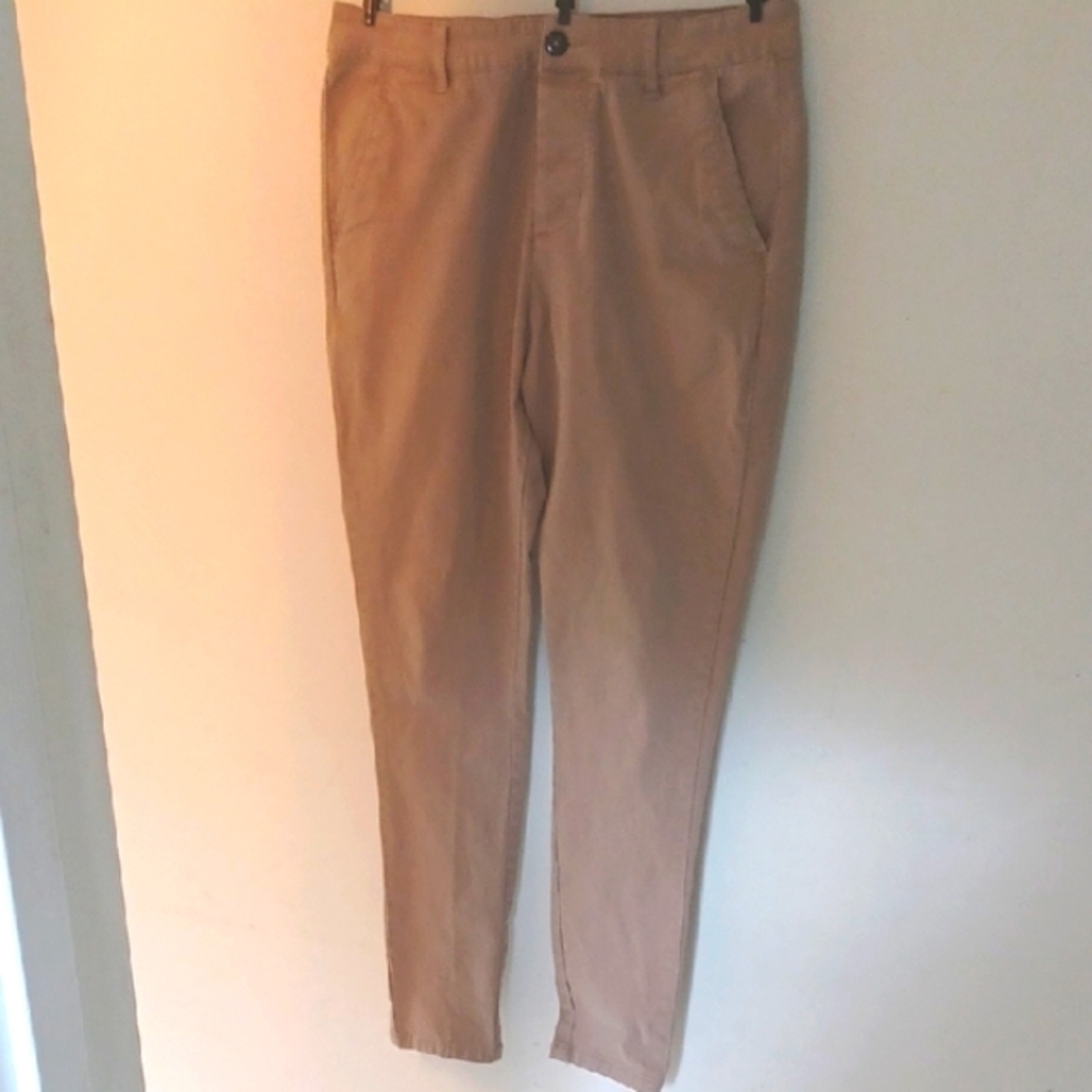 ASOS Tan Classic Chino Pants, 30W / 32L